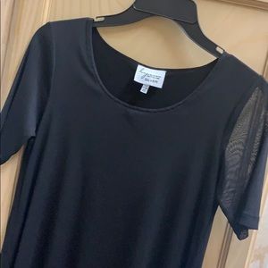 Lynn Ritchie Silver hi-Low blouse